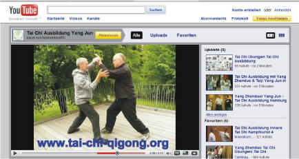 Youtube Video Netzwerk Qigong Taiji